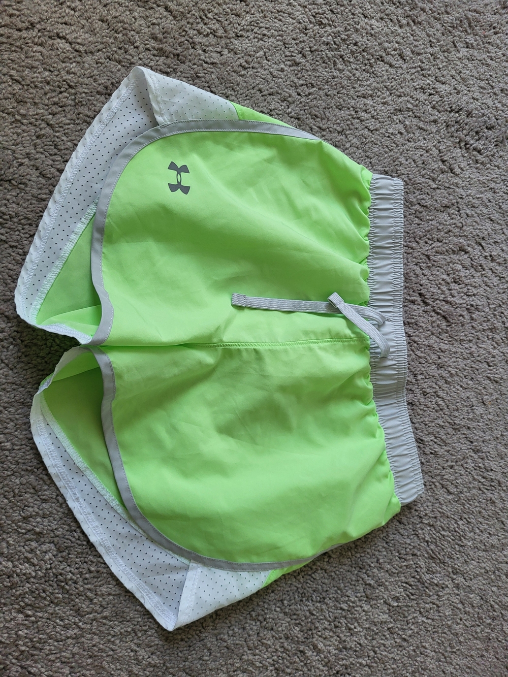 Under Armour Neon Green Athletic Shorts